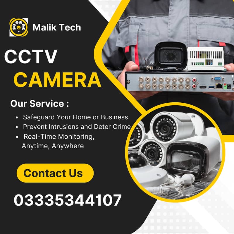 Cctv Cameras complete installation / cctv security camera HD quality 0