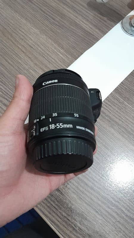 Canon 750d with Stm lens 18-55 and box accessories 7