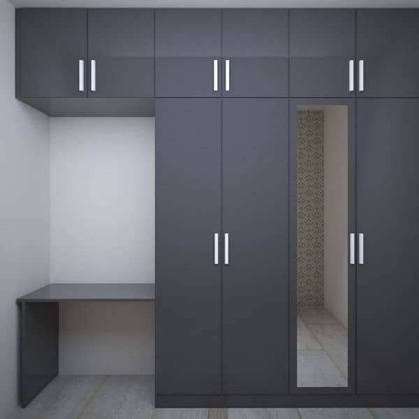 almari, cabinet style cupboard, sliding wardrobe, kitchen cabinets 17