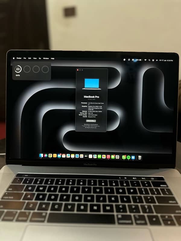 MACBOOK PRO 15’ MID 2018 TOUCHBAR 5