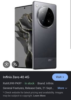 infinix zero 40 256gb 24days use only