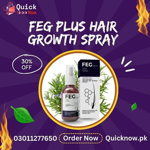 FEG Plus Hair Growth Spray In Pakistan 03011277650 0