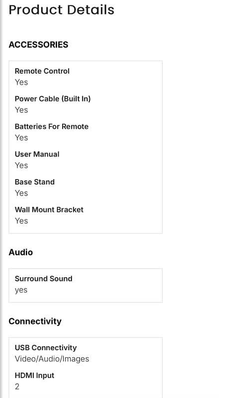 EcoStar 32 Inches Sound Pro LED TV 4