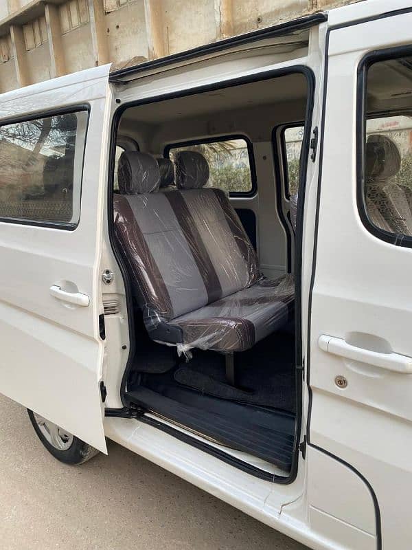 Changan Karvaan van 2022 white 7 seater dual Ac 1