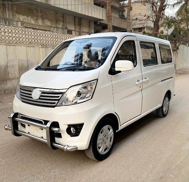 Changan Karvaan van 2022 white 7 seater dual Ac 12