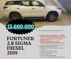 Toyota Fortuner 2.8 Sigma 4 2019 Model