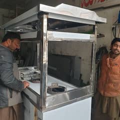 STEEL COOKING COUNTER