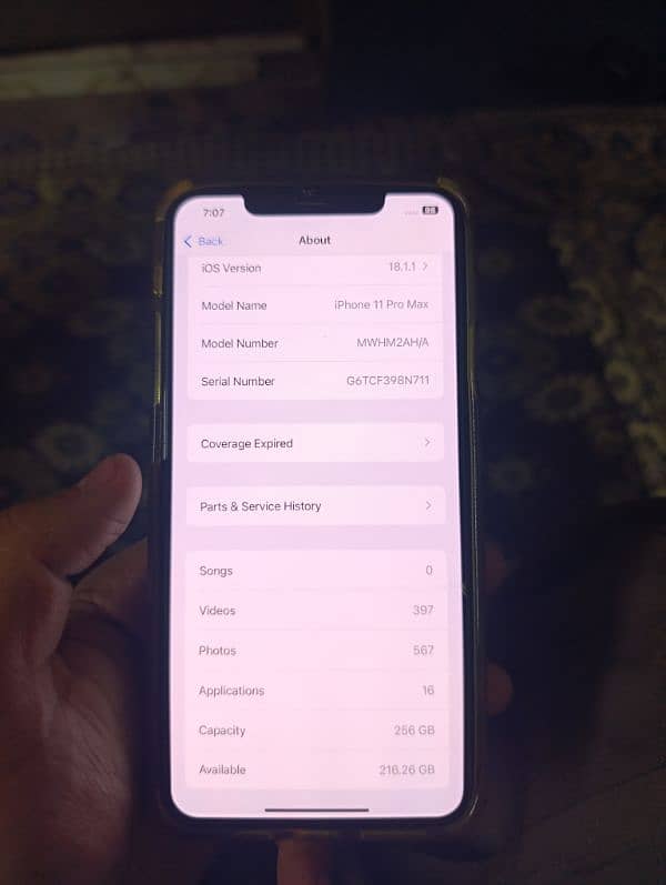 iphone 11 pro max 256 non pta fu 9