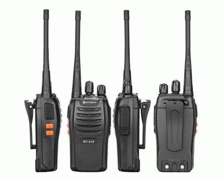 Motorola MT918 dual band walkie talkie, long range wireless sets 0