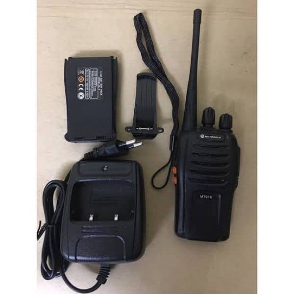 Motorola MT918 dual band walkie talkie, long range wireless sets 4