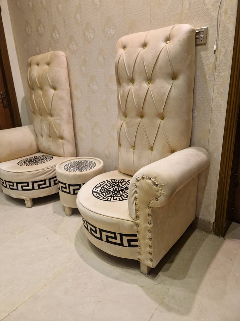 Royal Coffee Chair Set 4