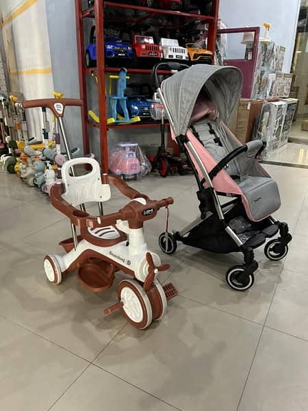 Imported Stroller high quality light weigth dual options 2