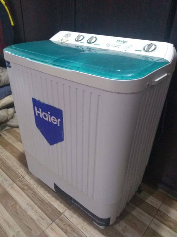 Haier washing machine Semiautomatic capacity 10kg 1