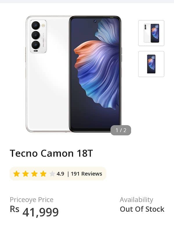 tecno camon 18t 1