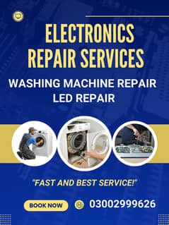 Automatic washing machine repair services | LED repairng Services