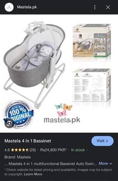 Mastela 4 in 1 Bassinet