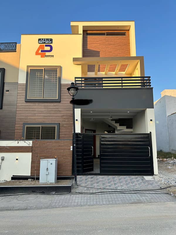 5 Marla Beautiful Design Double Storey House Available For Sale Kohistan Enclave 0