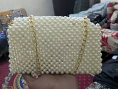 Pearls hand bag