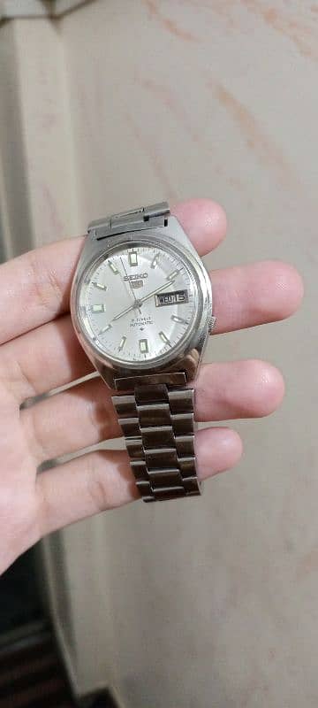 Seiko 5 automatic stainless steel 0