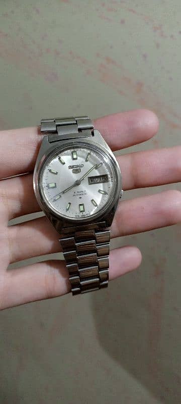 Seiko 5 automatic stainless steel 7