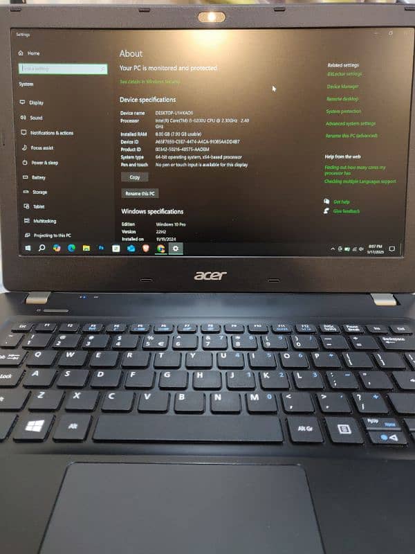 Acer Core i5-6th Generation Laptop 5