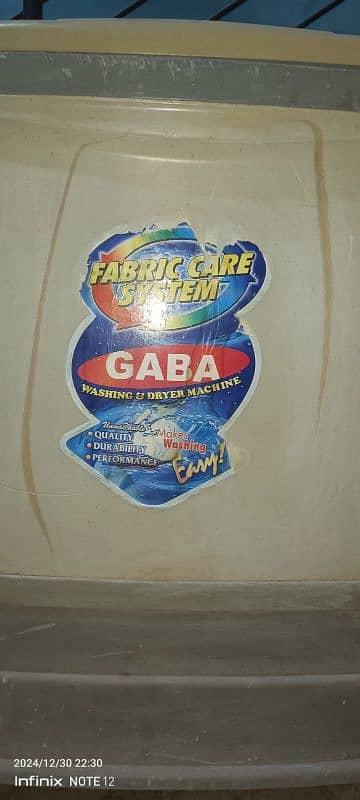 Gaba Washing machine . 0