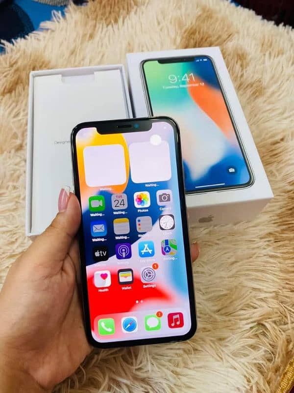 Iphone x 256gb all ok pta approved ( 0343-6193635 whatsapp number ) 2