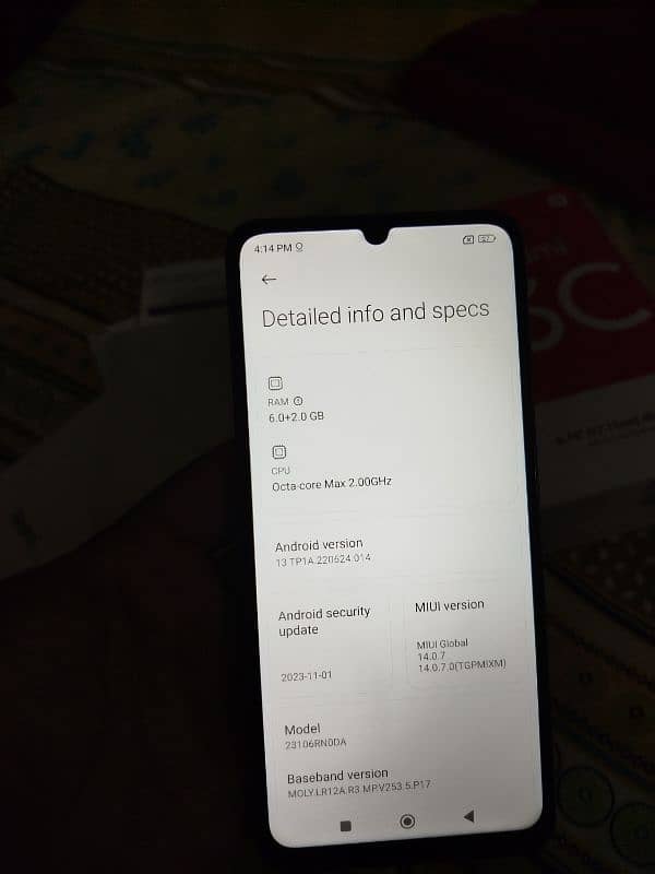 redmi 13c like new phone 3