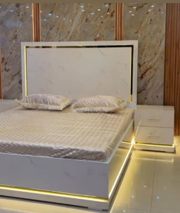 MARBLE design bed set /King size bed set/waterproof bed set/furniture/ 0