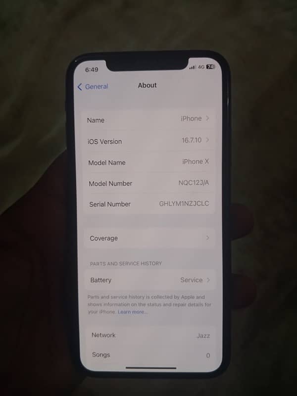 iphone x sim working 256gb 3