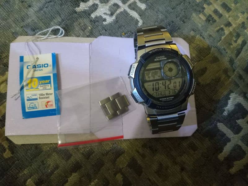 CASIO AE1000 world map 1