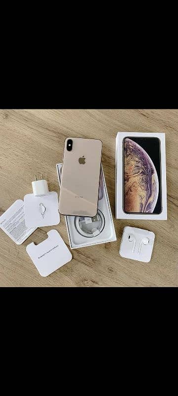 Apple Iphone X's Max 256 GB PTA Approved Gold ( 0344 2455364 WhatsApp) 0