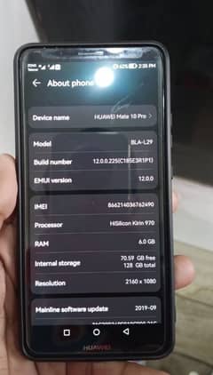 Huawei mate 10 pro 6/128GB