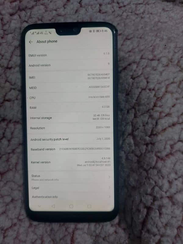 Huawei p20 lite officially pta aproved 4