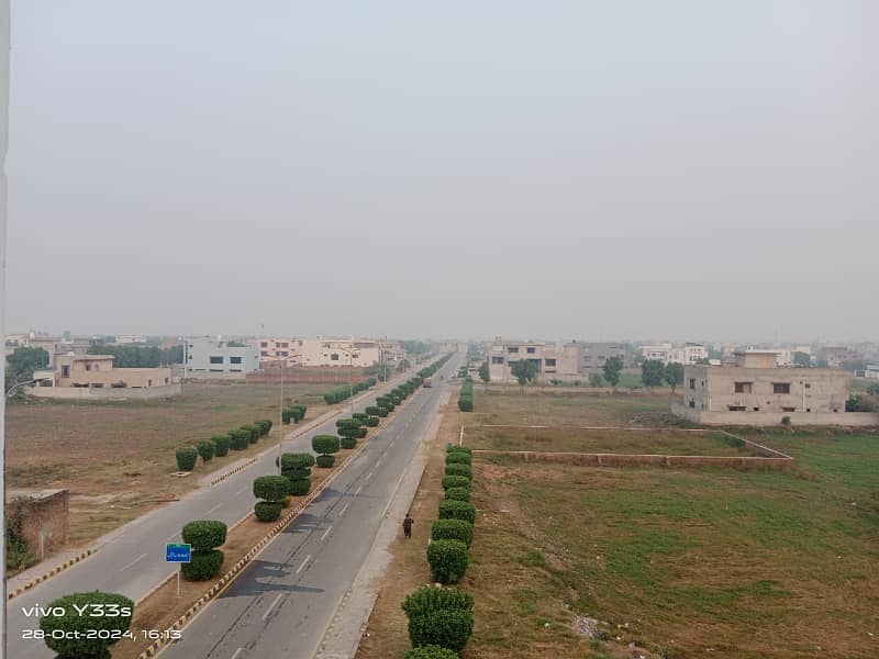 10 Marla On Ground Plot For Sale On 85 Feet Road In Lahore Motorway City 2