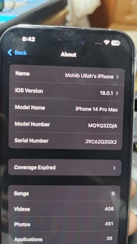 Iphone 14 Pro max Non Pta FU 7