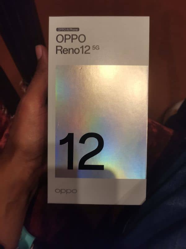 OPPO reno 12 5g just open box 0