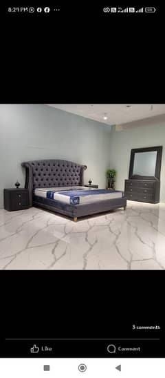 Beds / bed set / king size bed / wooden bed / double bed / poshish bed