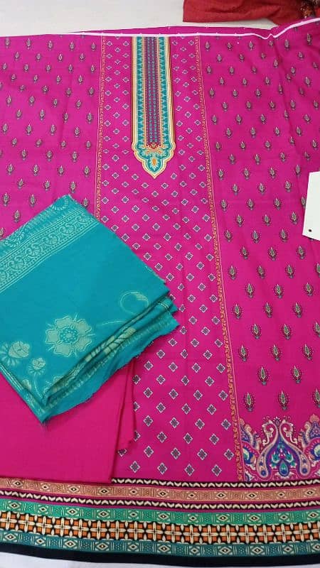 lawn 3pc suit with jacquard dobata 3