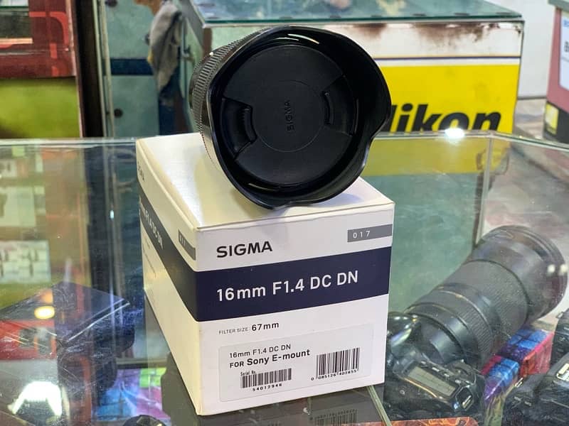 Sigma 16mm F1.4 Lens Contact 03212306356 1