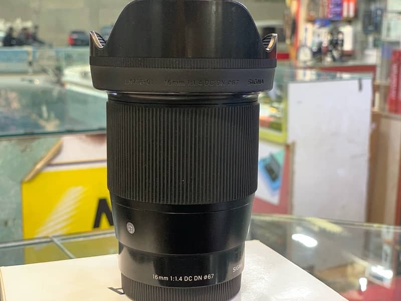 Sigma 16mm F1.4 Lens Contact 03212306356 2