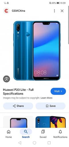 Huawei p20lite 4.64