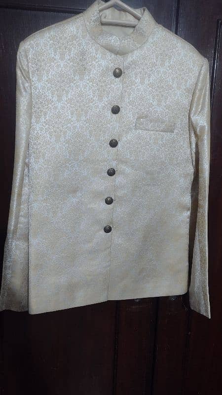 Golden Brown Sherwani 6