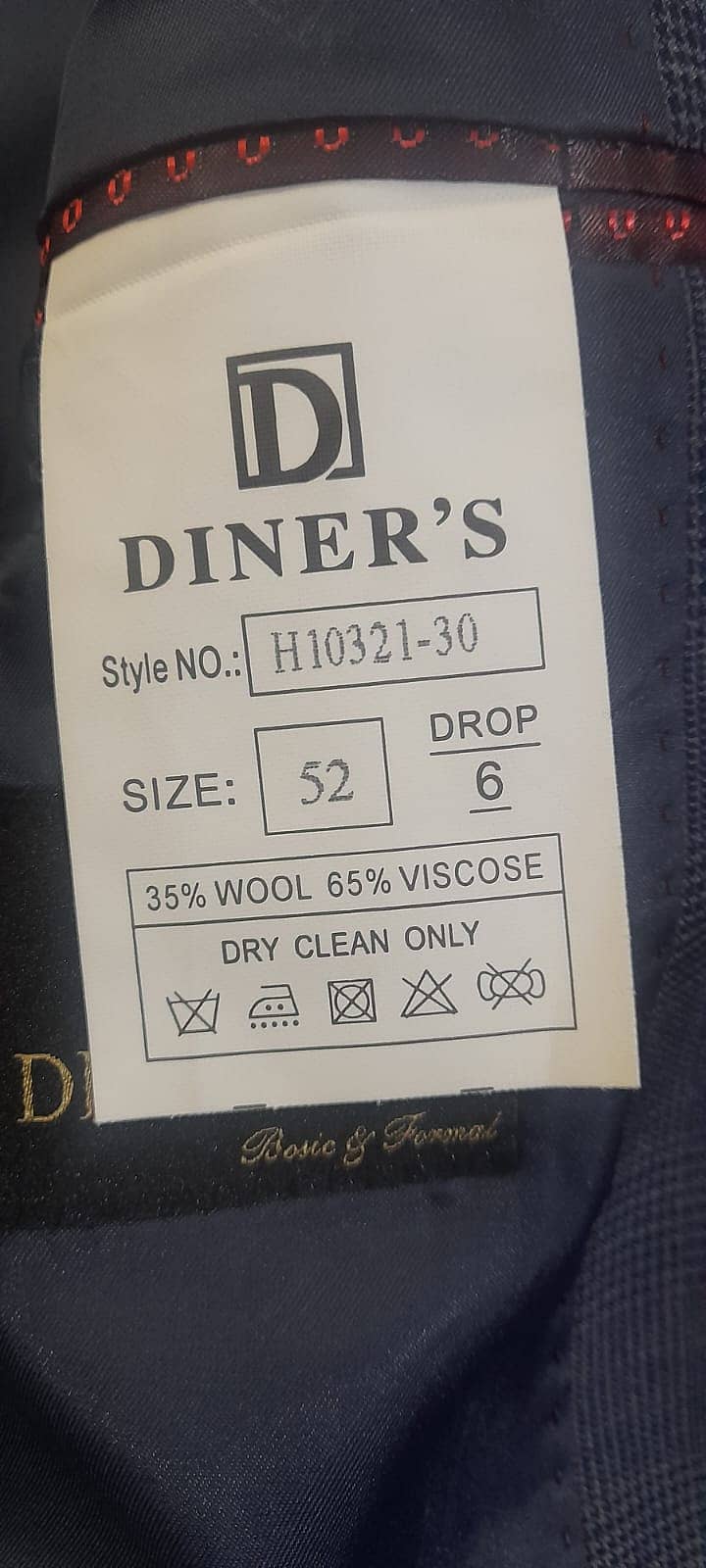 DINER'S BRAND PANT COAT (ROYAL BLUE) 4