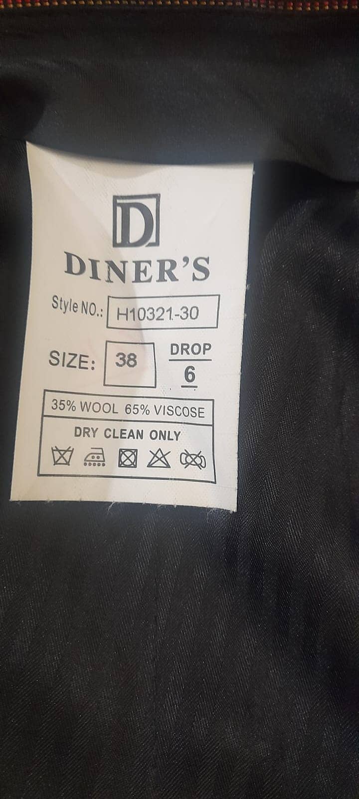 DINER'S BRAND PANT COAT (ROYAL BLUE) 5