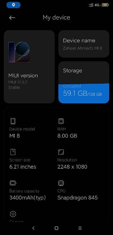 Mi. 8 8. ram 128 ROM Exchange possible 1