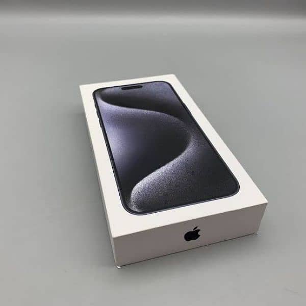 I phone 15 Pro max 256gb blu titanium original box packed 1