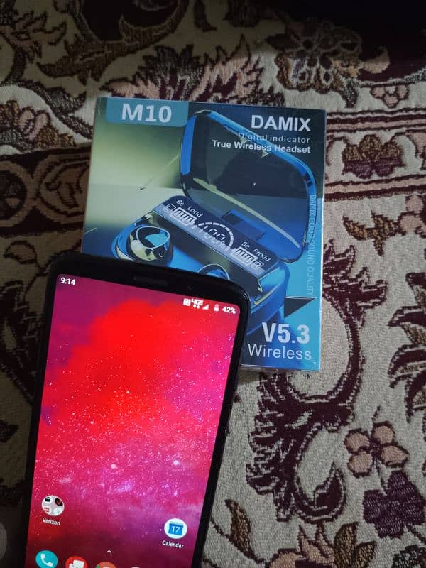 moto z3 4/64 approved condition 10/9 with m10 earpod box pack 7