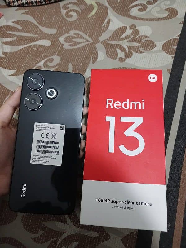 Xiaomi redmi 13 with warranty 5