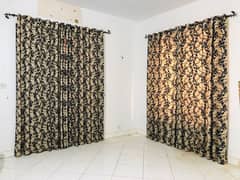 06 Curtains on Jute Fabric 6.5ft x 8ft